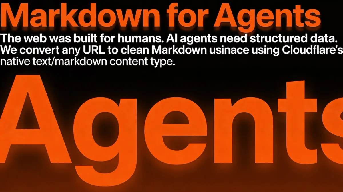 markdown for agents
